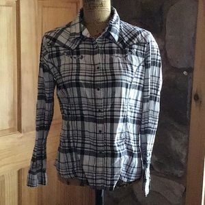 Vintage Wrangler Snap Button Rodeo Shirt S